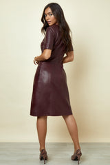 Women Genuine Leather Dress WD 22 SkinOutfit