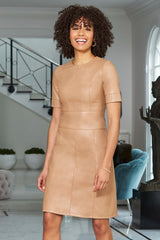 Women Genuine Leather Dress WD 23 SkinOutfit