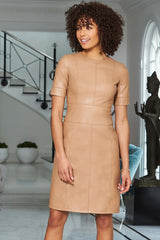 Women Genuine Leather Dress WD 23 SkinOutfit