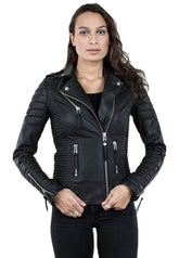 Women Genuine Leather Jacket WJ 11