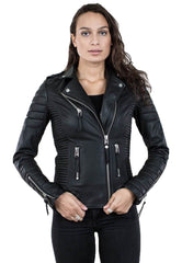 Women Genuine Leather Jacket WJ 11
