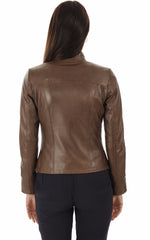 Women Genuine Leather Jacket WJ 12