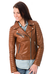 Women Genuine Leather Jacket WJ 13