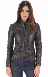 Women Genuine Leather Jacket WJ 17