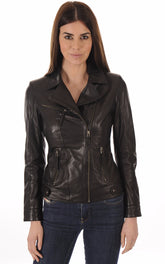 Women Genuine Leather Jacket WJ 18