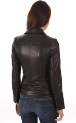 Women Genuine Leather Jacket WJ 18