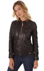 Women Genuine Leather Jacket WJ 20
