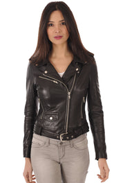 Women Genuine Leather Jacket WJ 23