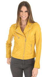 Women Genuine Leather Jacket WJ 25
