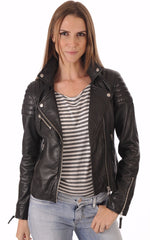 Women Genuine Leather Jacket WJ 28