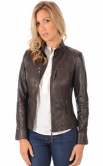 Women Genuine Leather Jacket WJ 30