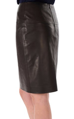 Women Genuine Leather Skirt WS 02