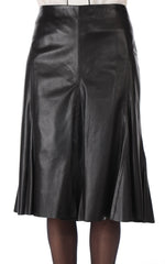 Women Genuine Leather Skirt WS 03