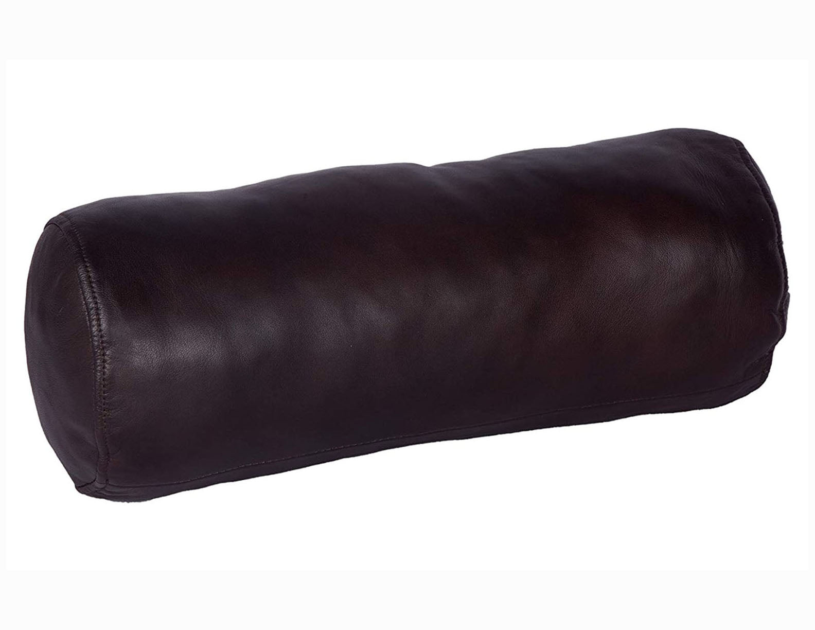 Genuine Leather Bolster Pillow Cover 03 SkinOutfit