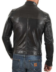 Men Lambskin Genuine Leather Jacket MJ277 freeshipping - SkinOutfit