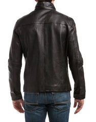 Men Lambskin Genuine Leather Jacket MJ304 freeshipping - SkinOutfit