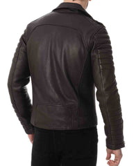Men Lambskin Genuine Leather Jacket MJ493 freeshipping - SkinOutfit