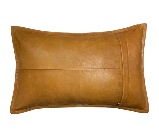 Genuine Leather Rectangle Pillow Cover 27 SkinOutfit