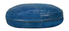 Genuine Leather Round Pillow Cover 03 SkinOutfit