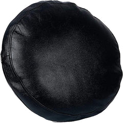 Genuine Leather Round Pillow Cover 05 SkinOutfit