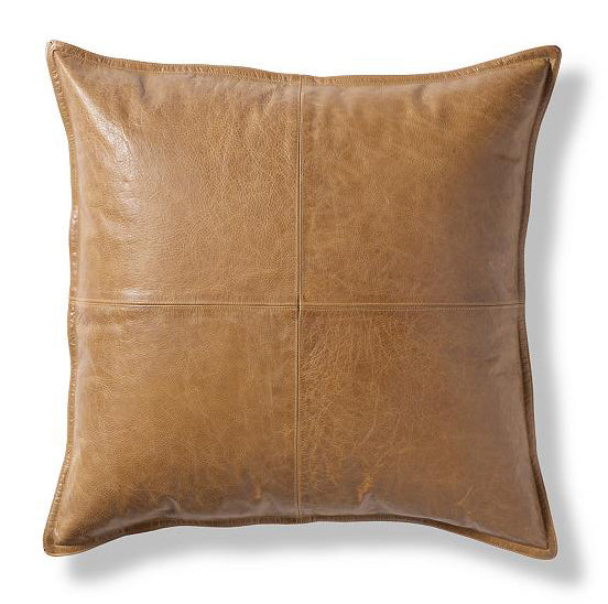 Genuine Leather Square Pillow Cover 08 SkinOutfit