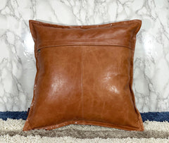 Genuine Leather Square Pillow Cover 11 SkinOutfit
