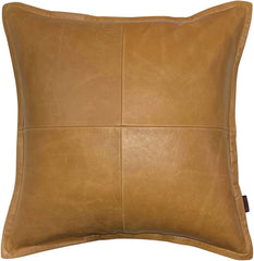 Genuine Leather Square Pillow Cover 15 SkinOutfit
