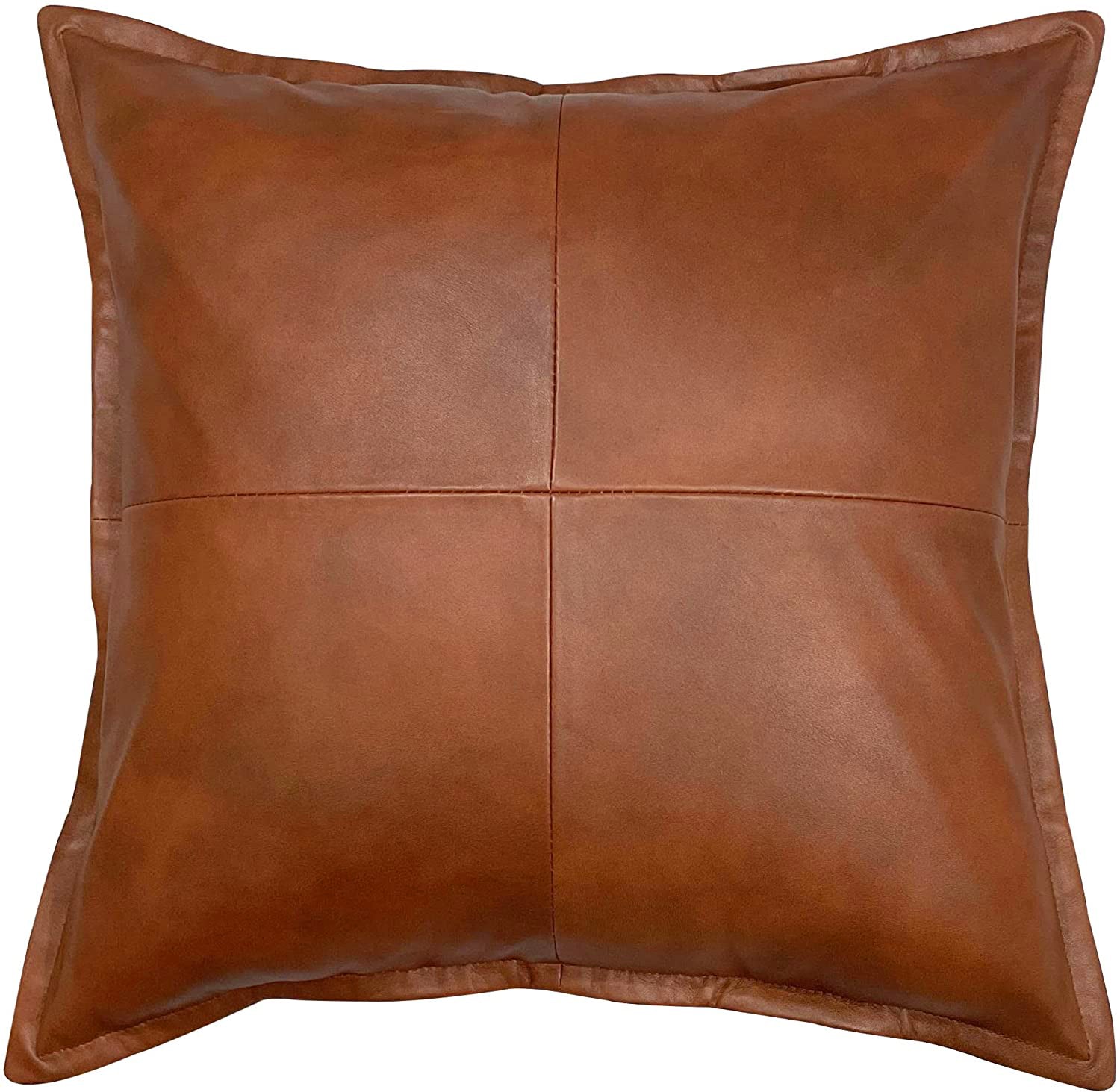 Genuine Leather Square Pillow Cover 19 SkinOutfit