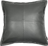 Genuine Leather Square Pillow Cover 22 SkinOutfit
