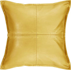 Genuine Leather Square Pillow Cover 27 SkinOutfit