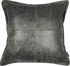 Genuine Leather Square Pillow Cover 28 SkinOutfit