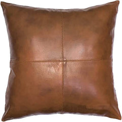 Genuine Leather Square Pillow Cover 32 SkinOutfit