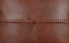 Genuine Leather Square Pillow Cover 36 SkinOutfit