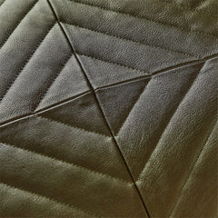 Genuine Leather Square Pillow Cover 42 SkinOutfit