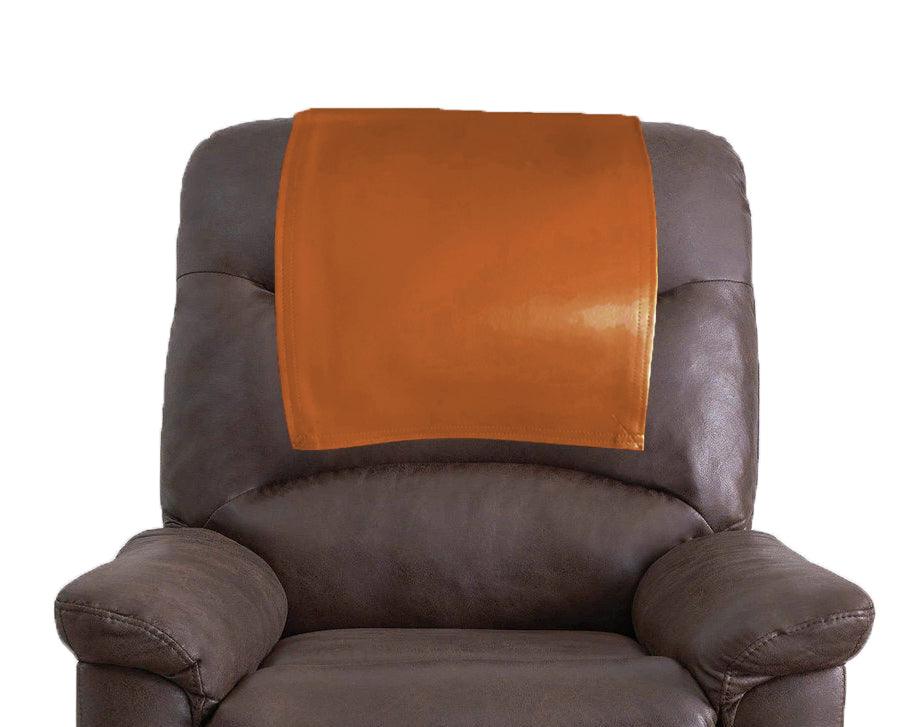 Genuine Leather Slipcover Headrest Tan freeshipping - SkinOutfit