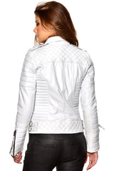 Women Genuine Leather Jacket WJ 02 freeshipping - SkinOutfit