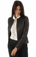 Women Genuine Leather Jacket WJ 72 freeshipping - SkinOutfit