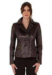 Women Genuine Leather Jacket WJ130 freeshipping - SkinOutfit