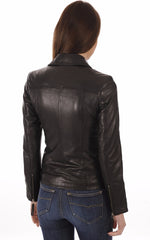 Women Genuine Leather Jacket WJ 18 freeshipping - SkinOutfit