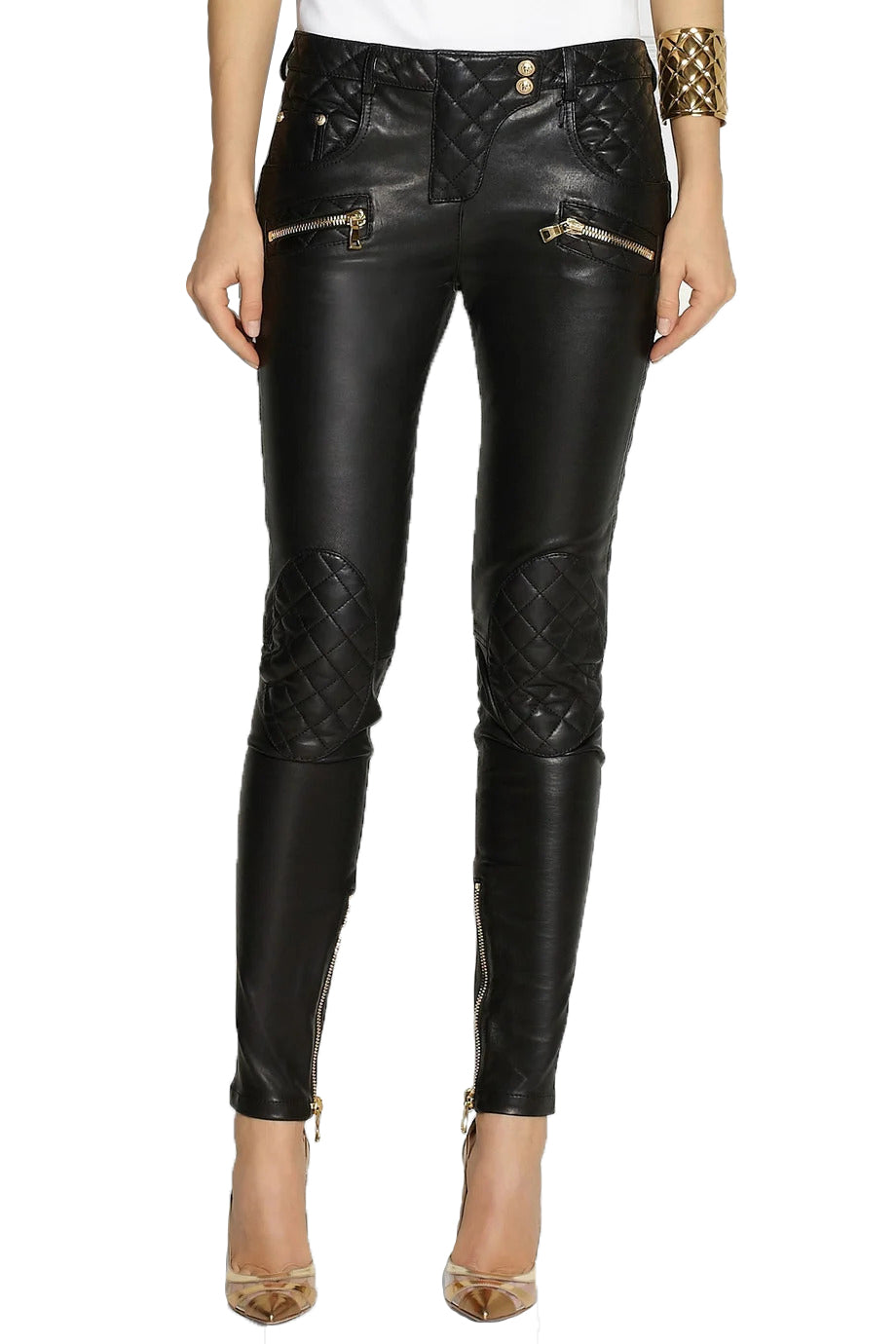 Women Genuine Leather Pant WP 02 SkinOutfit