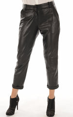Women Genuine Leather Pant WP 06 SkinOutfit
