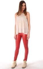 Women Genuine Leather Pant WP 07 SkinOutfit