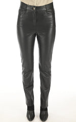 Women Genuine Leather Pant WP 12 SkinOutfit