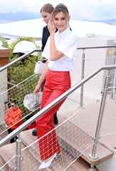 Women Genuine Leather Pant WP 39 SkinOutfit