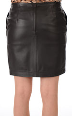 Women Genuine Leather Skirt WS 09 SkinOutfit