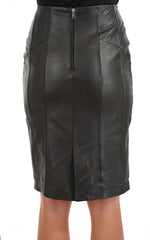 Women Genuine Leather Skirt WS 11 SkinOutfit
