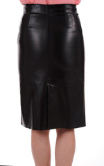 Women Genuine Leather Skirt WS 13 SkinOutfit