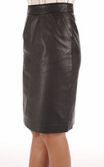 Women Genuine Leather Skirt WS 32 SkinOutfit