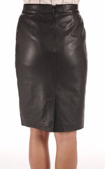 Women Genuine Leather Skirt WS 32 SkinOutfit