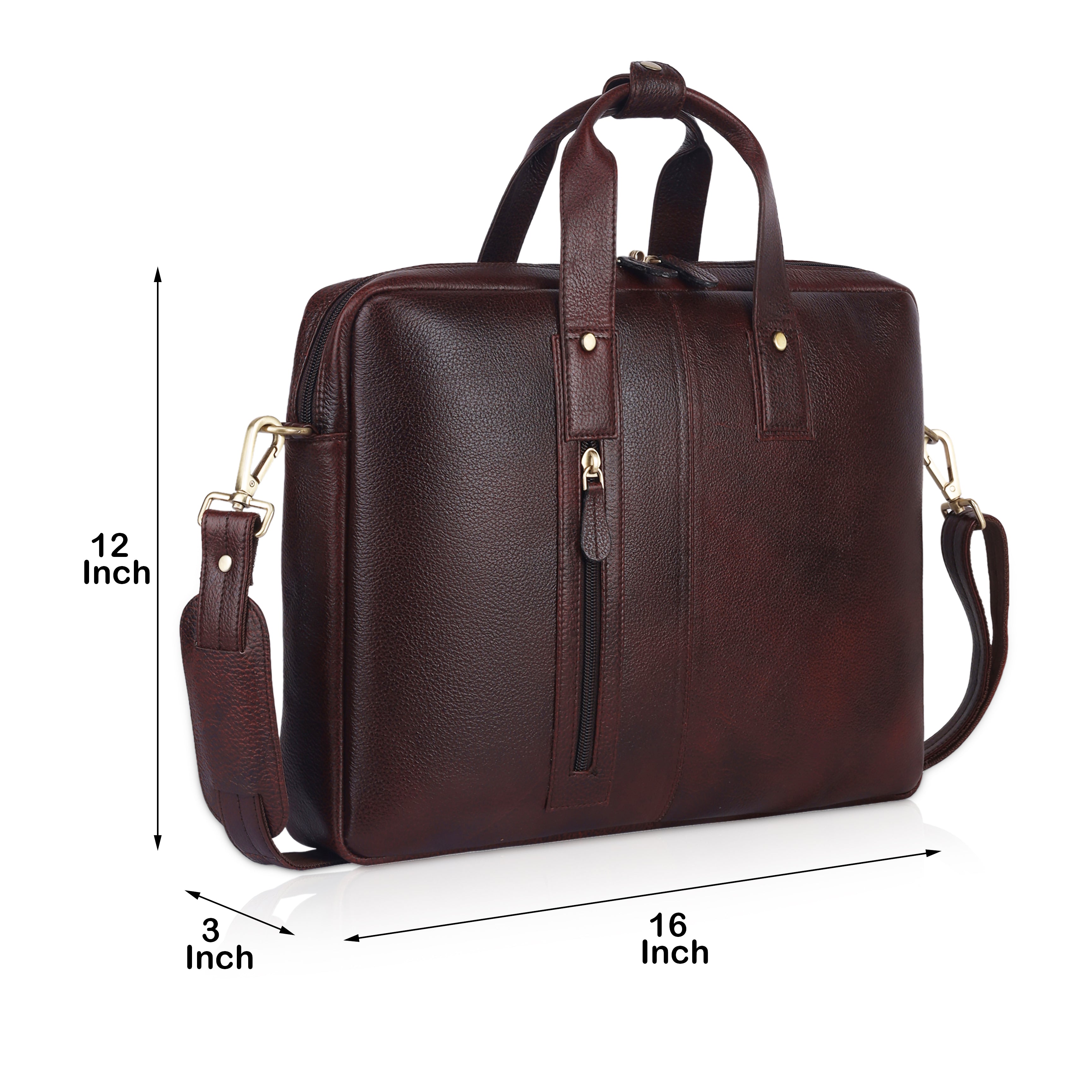 Leather Laptop Messenger Shoulder Bags for men and women 01 SkinOutfit